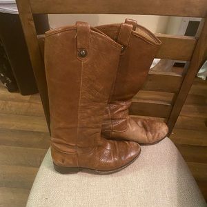 Frye Melissa Button Tall Boots - Brown